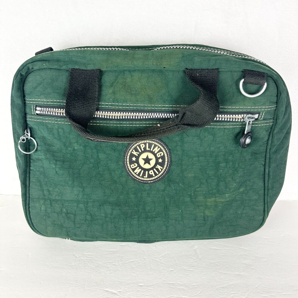 Kipling Travel Hanging Toiletry Bag Luggage Organizer Carry On Green